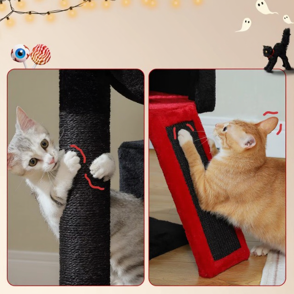 Arbre à chat Edition Halloween - Griffes d’Or