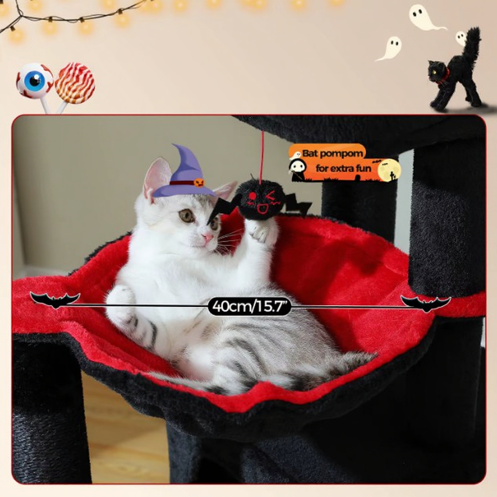 Arbre à chat Edition Halloween - Griffes d’Or