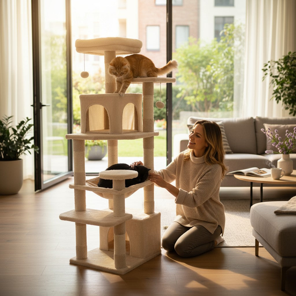 Arbre à chat 183cm - Griffes d'or