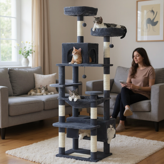 Arbre à chat 183cm - Griffes d'or