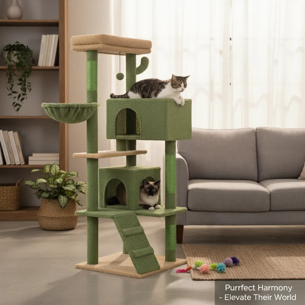 Arbre à Chat pour Grands Chats - Griffes d’Or