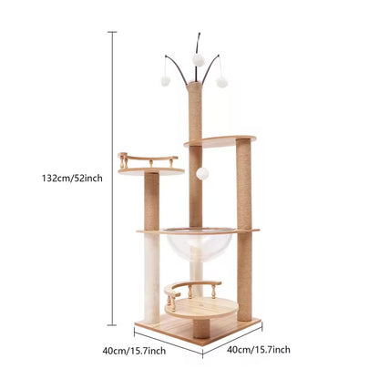 Arbre à chat Woodglass - Griffes d’Or