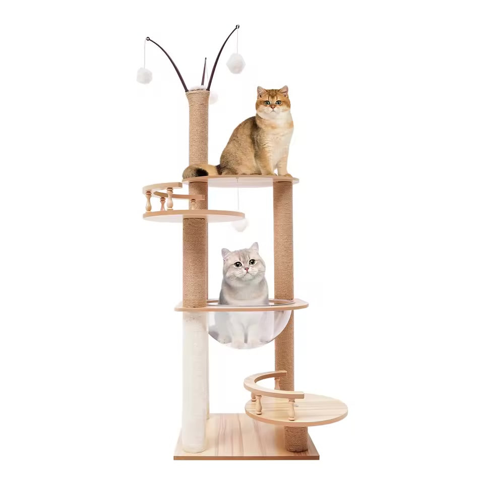 Arbre à chat Woodglass - Griffes d’Or