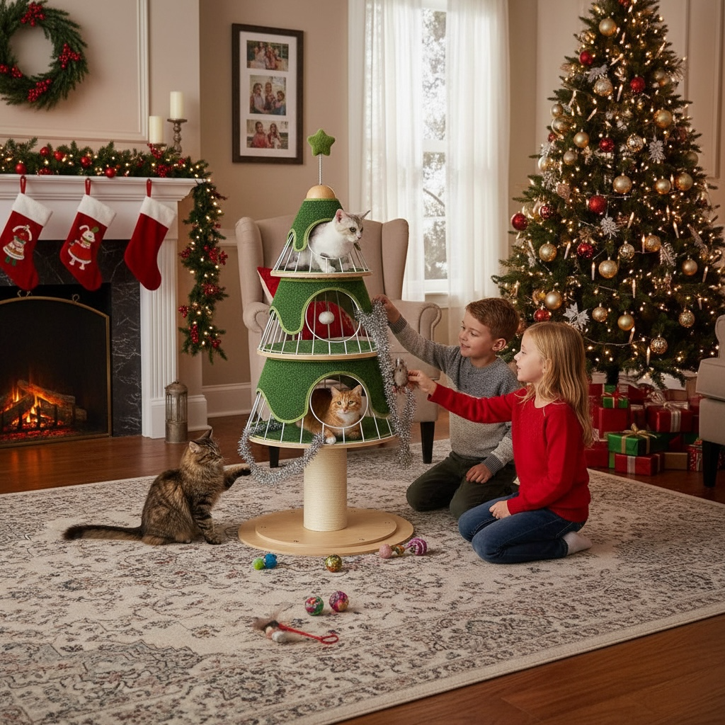 Arbre à Chat Christmas Tree – Griffes d’Or