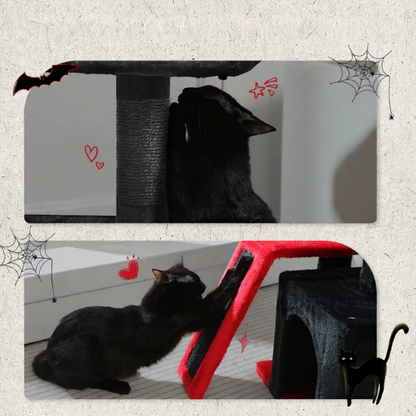 Arbre à chat Halloween Shadow Castle -  Griffes d’Or