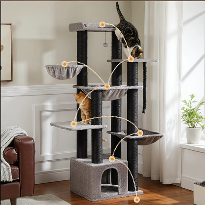 Arbre à Chat FortisCat – Griffes d'or