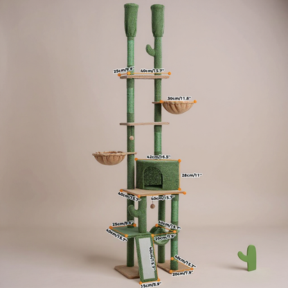 Arbre à chat CactusClimb - Griffes d'or