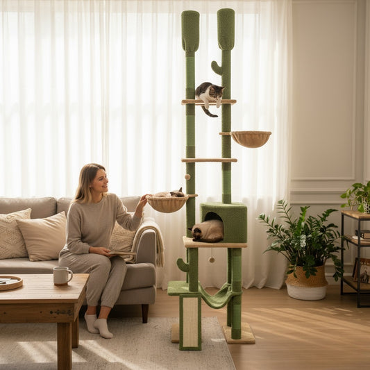 Arbre à chat Tour Cactus - Griffes d'or