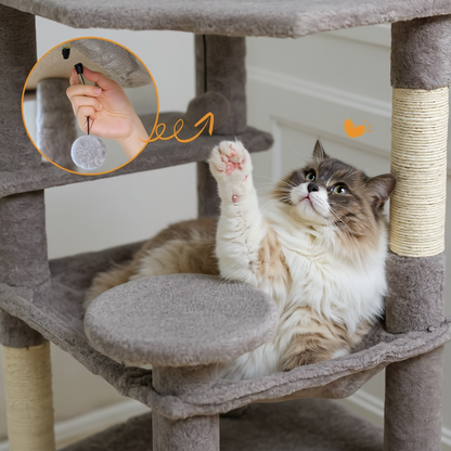 Arbre à chat 183cm - Griffes d'or