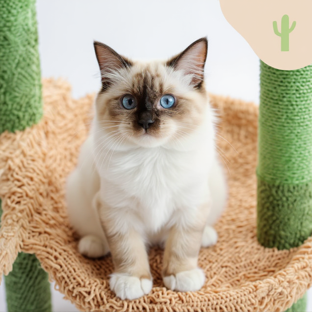 Arbre à chat Tour en Cactus - Griffes d'or