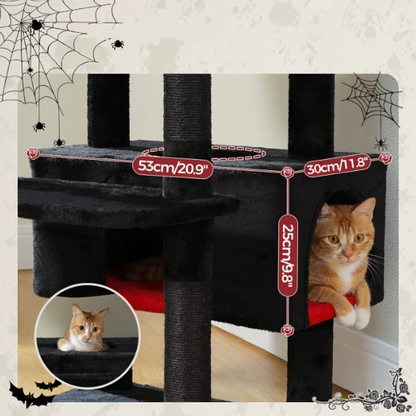 Arbre à chats 183cm Edition Halloween - Griffes d'or