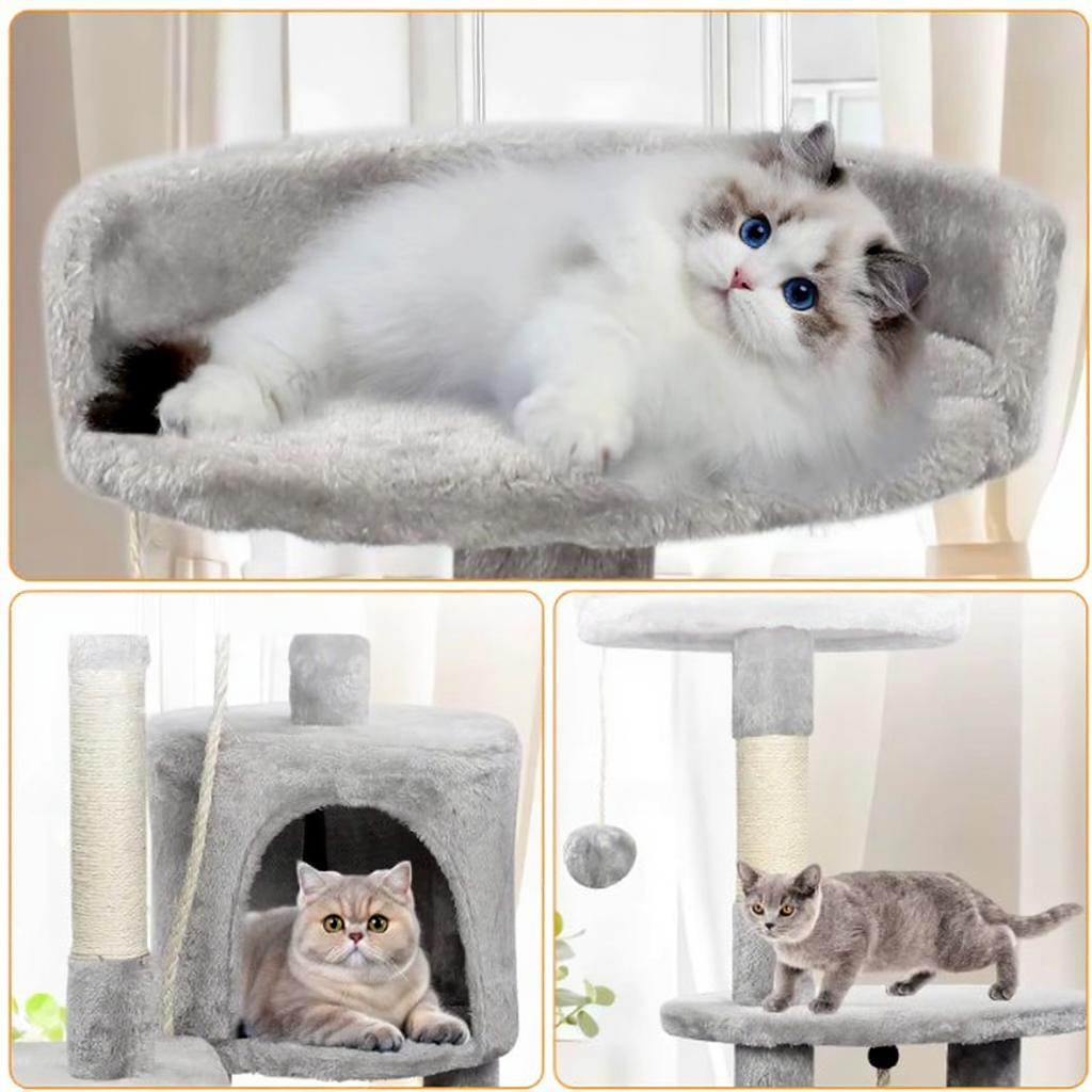 Arbre à chat 112cm - Griffes d'or