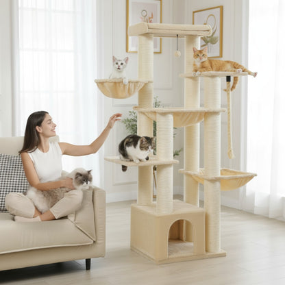 Arbre à Chat FortisCat – Griffes d'or