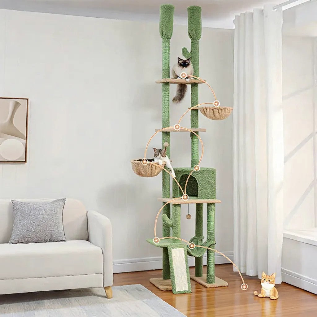 Arbre à chat Tour Cactus - Griffes d'or