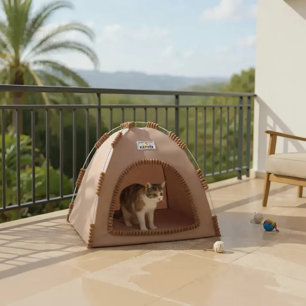 Tente de Camping pour Chat - Griffes d'or