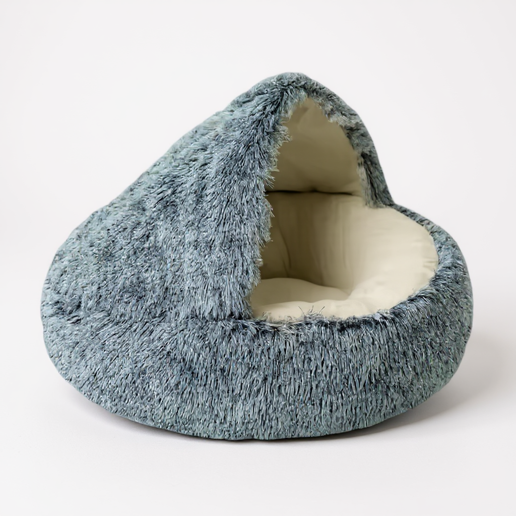 Lit Rond en Peluche pour Chat – Griffes d'or