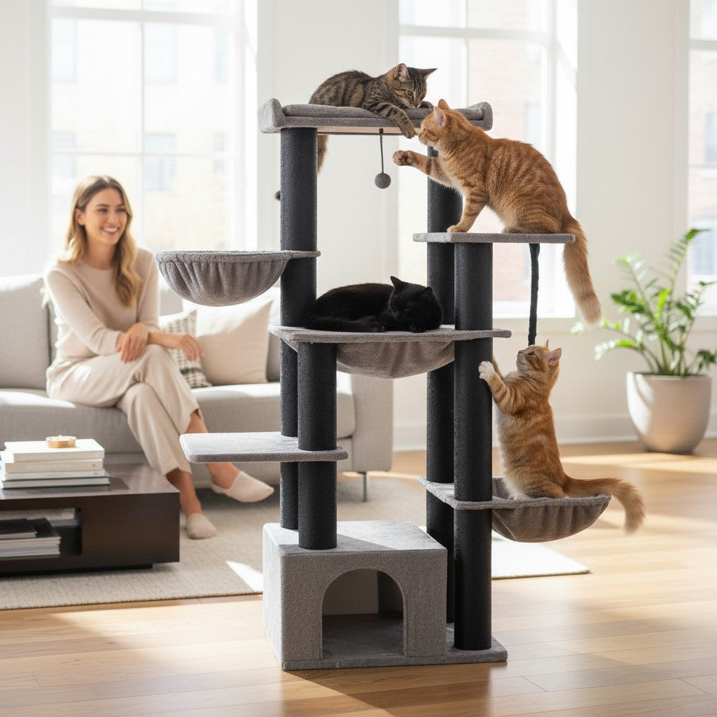 Grand Arbre à Chat – Griffes d'or